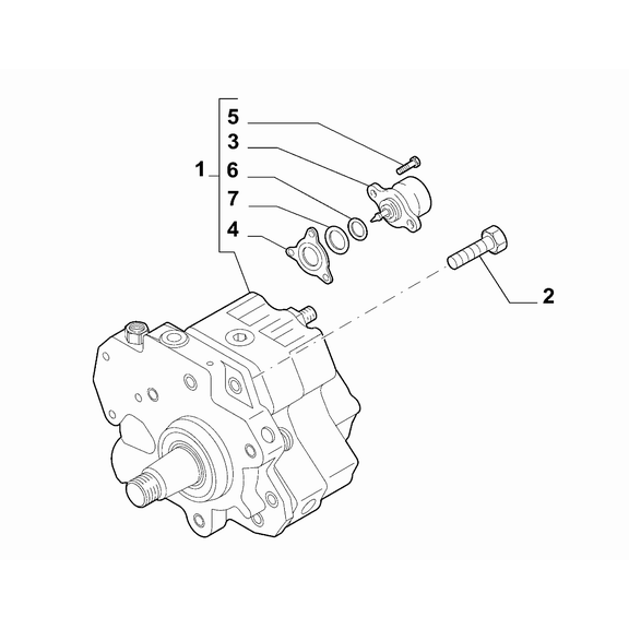 FIAT Ducato 2006-2020 Fuel Injection System Injection Pump