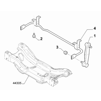 FIAT 500X 2016-Present Rear Suspension Nut