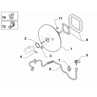 FIAT Doblo 2023-Present Hydraulic Brake System Clip