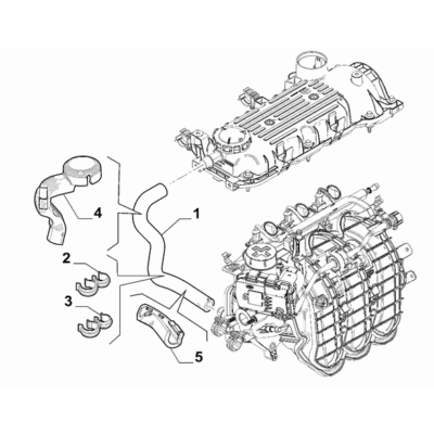 FIAT 500 2016-Present Lubrication System Clip