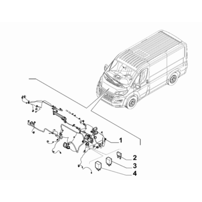 FIAT Ducato 2021-Present Cable Harness (Front) Fuse