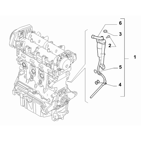 FIAT 500L 2012-2022 Lubrication System Sleeve