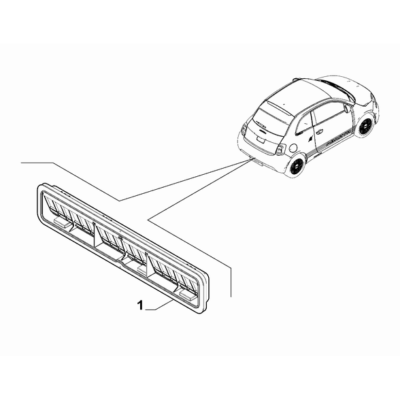 FIAT Abarth 500e 2023-Present Air Filters And Lids Ornament