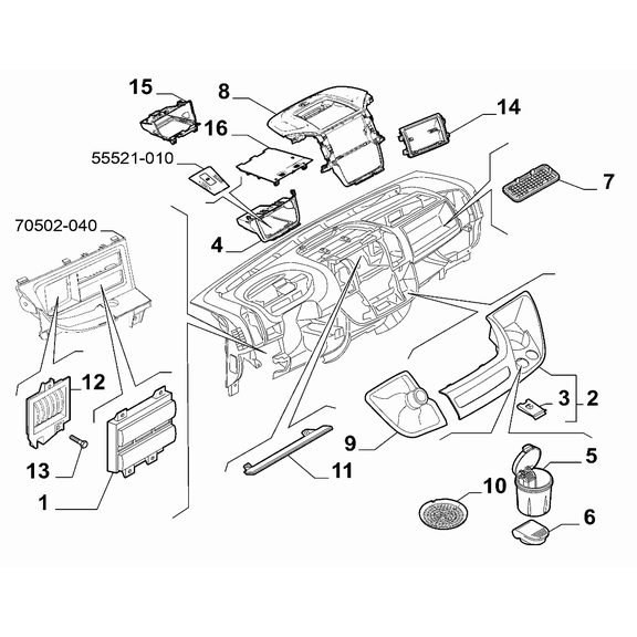 FIAT Ducato 2021-Present Instrument Panel Covering
