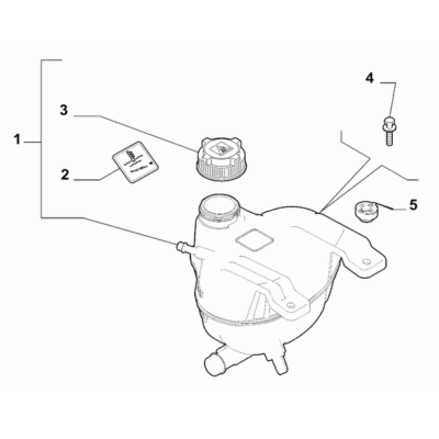 FIAT 500L 2012-2022 Radiator And Leads Screw