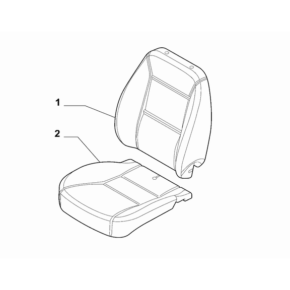 FIAT Ducato 2006-2020 Front Seats Padding