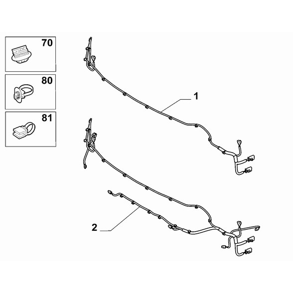 FIAT Doblo 2023-Present Cable Harness (Front) Clip