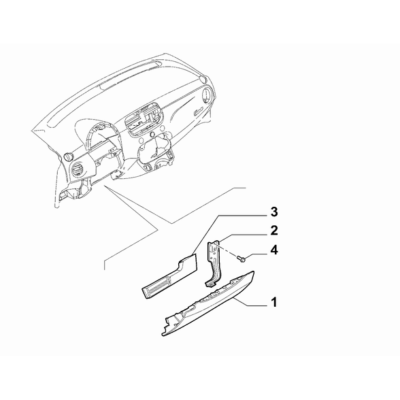 FIAT Abarth 695 2012-Present Air-Bag Devices Screw