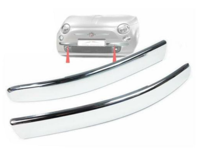 FIAT 500 2016-Present Front Chrome Bumper Protection