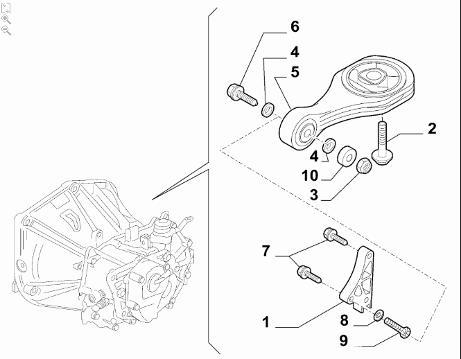 FIAT Bravo 2007-2014 Engine Mount
